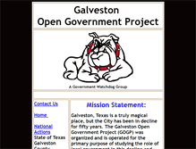 Tablet Screenshot of galvestonogp.org